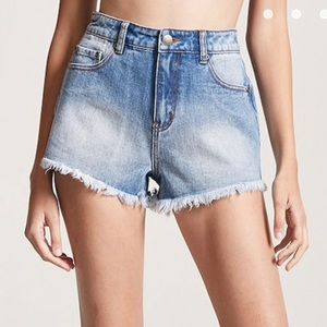 Forever21 High Rise Jean Short>>Perfect condition